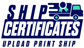 Upload Print Ship Certificates for Training Companies